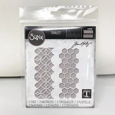 Sizzix Thinlits Pattern Repeat Cutting Dies by Tim Holtz 663869 NEW