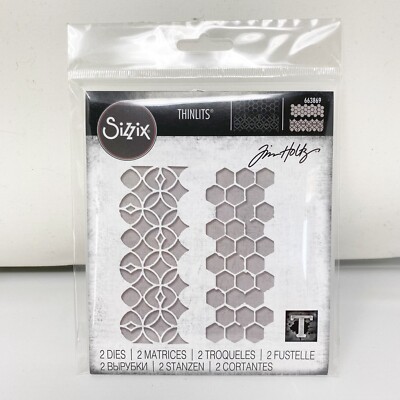 Sizzix Thinlits PATTERN REPEAT by Tim Holtz Cutting Dies 663869 NEW