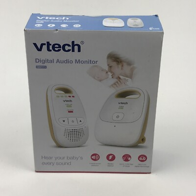 VTech DM111 Safe Sound Digital Audio Baby Monitor DECT Digital  Technology 735078031044|