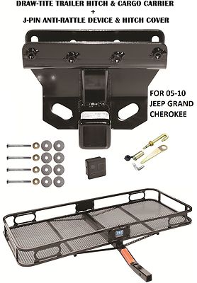 Trailer Tow Hitch For 05-10 Jeep Grand Cherokee Cargo Basket