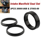 3X Intake Manifold Gaskets Seal Set For Harley CV Carb Harley Twin Cam Sportster
