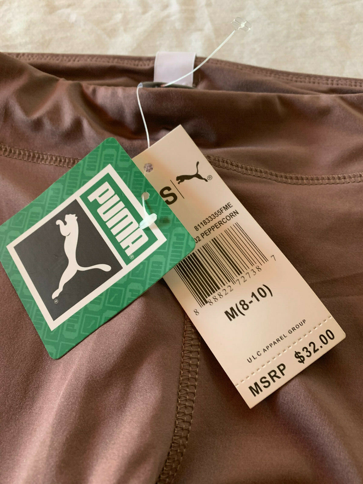 NWT PUMA GIRLS ATHLETIC PULL ON LEGGINGS SIZE M 8-10 image 2