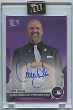 2021 Topps Now Larry Walker #777C Auto HOF Class of 2020 /25