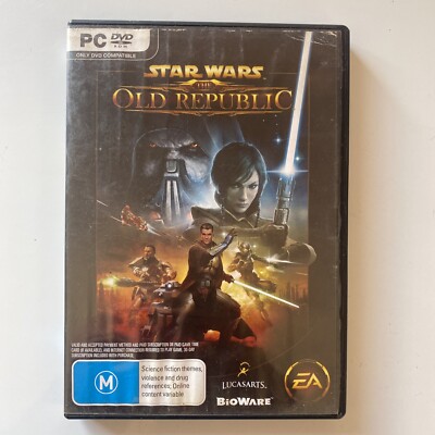 Star Wars Old Republic, PC CD ROM Computer Video Game