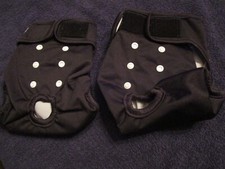 Lot de 2 couches lavables pour chien femme Leekalos taille Medium M noir