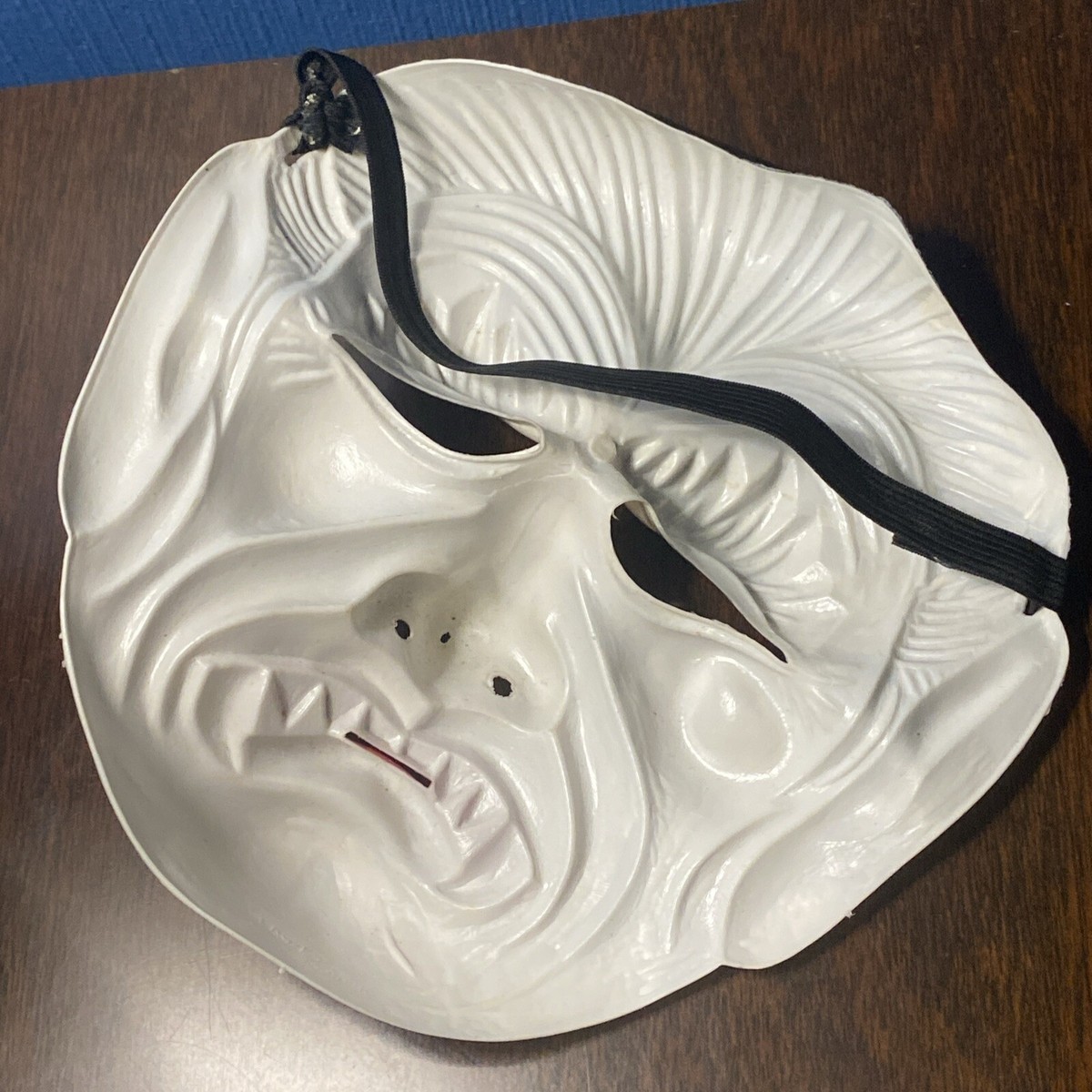 VINTAGE Dracula Vampire Rubber Halloween Mask - Costume Dress Up
