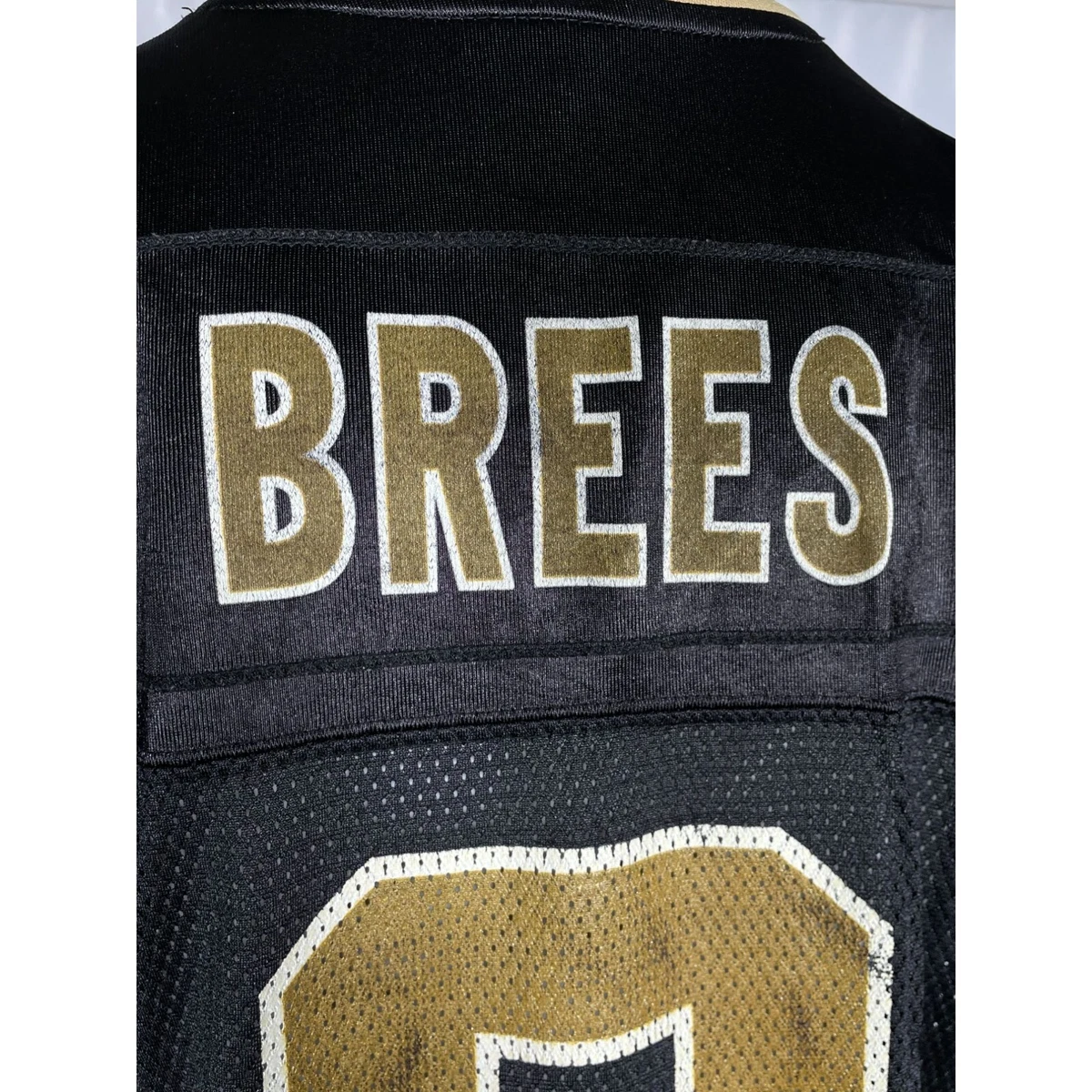 New Orleans New Orleans Saints No9 Drew Brees Men's Black Nike Golden Sequin Vapor Limited NFL Jersey