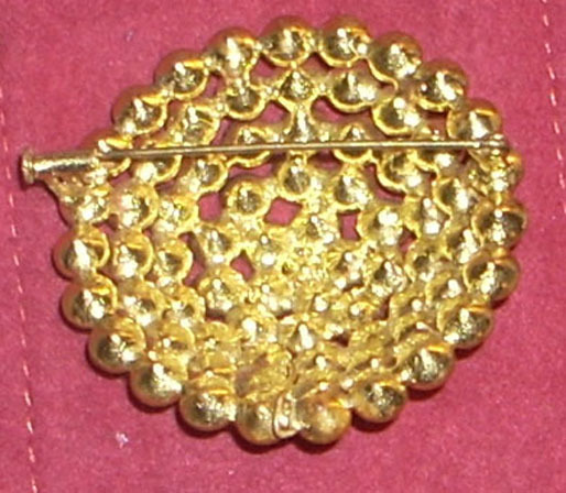 Alilang Lucky Frog Brooch – Crystal Rhinestone & Synthetic Emerald Gold-Tone Fashion Pin
