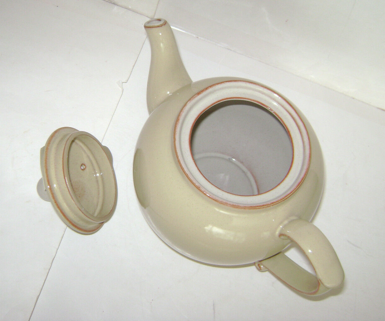 NEW DENBY HERITAGE VERANDA TEAPOT COFFEE POT with LID / COVER POTTERY STONEWARE eBay