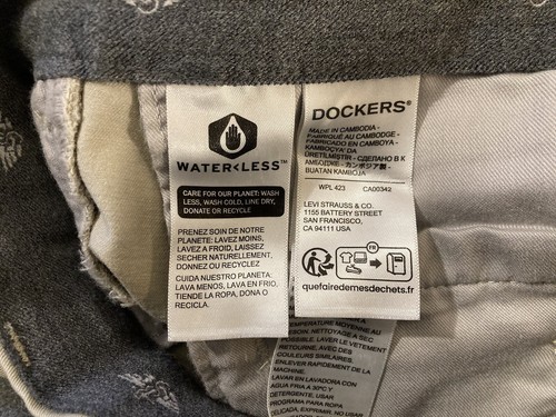 Dockers Men’s 36 Light Beige Classic Khaki Pants Smart 360 Flex Zipper Pocket - Picture 12 of 16