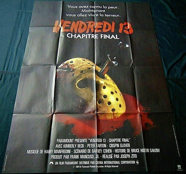 Friday the 13th Final Chapter *French Movie Poster ...