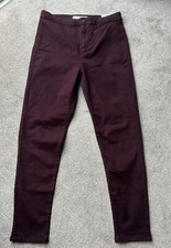 TOPSHOP Ladies  W32/L30 Trousers Super High Waisted Skinny RRP£36