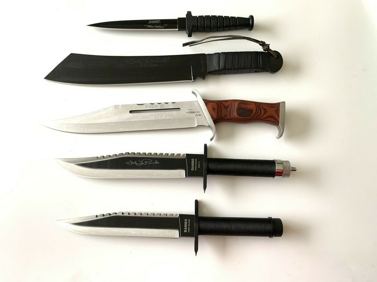 Rambo First Blood &Last Blood (MK-8) 6 Knives Collections