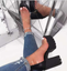 thumbnail 3 - Womens Block High Heels Platform Cross Clear Strappy Open Toe Sexy Sandals Shoes