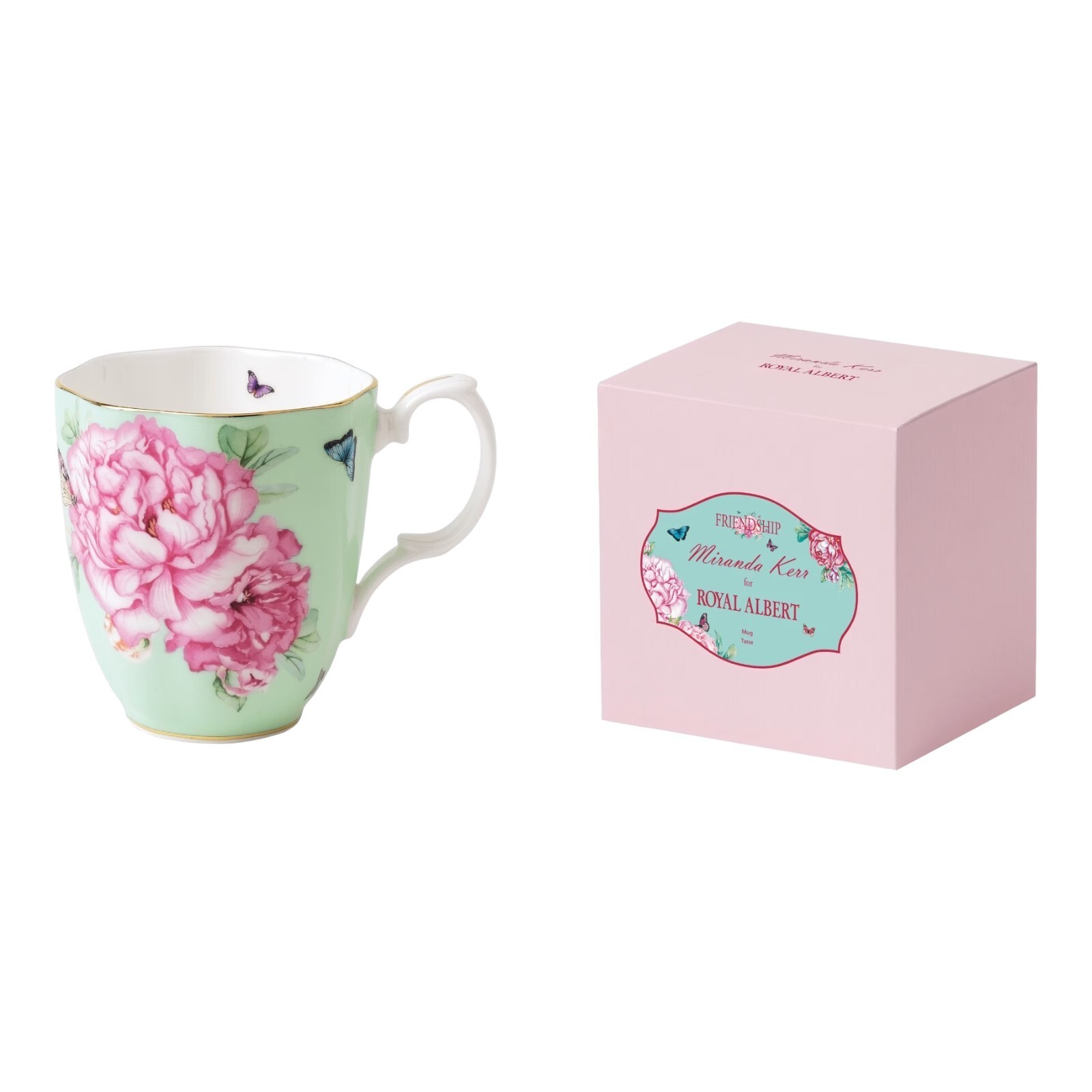 Royal Albert Miranda Kerr Friendship Pink Vintage Mug