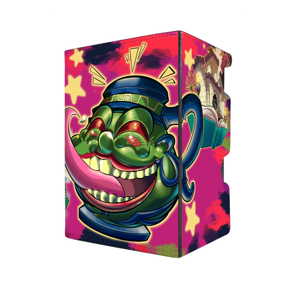 Toon of Greed Deck Box - Holds 100 Double Sleeved Cards & Dice Tray - YGO -  MTG | eBay