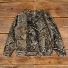 Vintage Realtree Camo Sweatshirt M Green Camouflage Roundneck Pullover Jumper