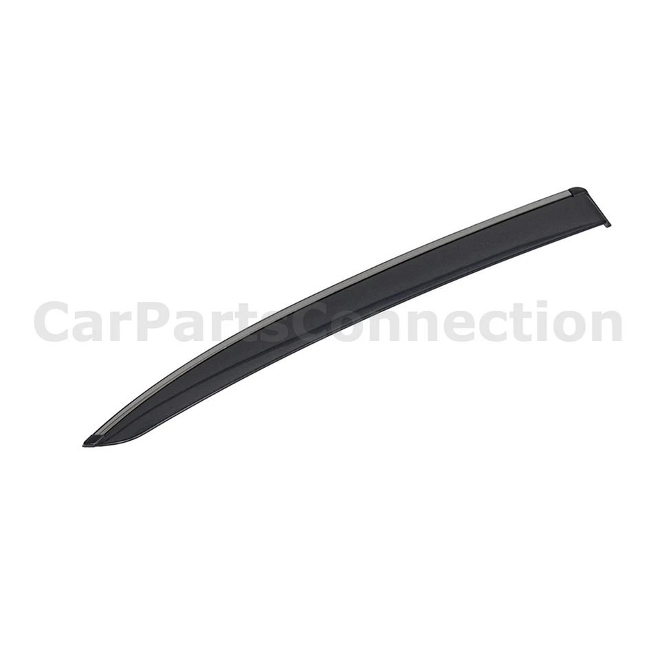 Viseras de pozo para Mitsubishi Mirage G4 2017-2024 viseras de ventana deflector borde negro Foto 4 de 4