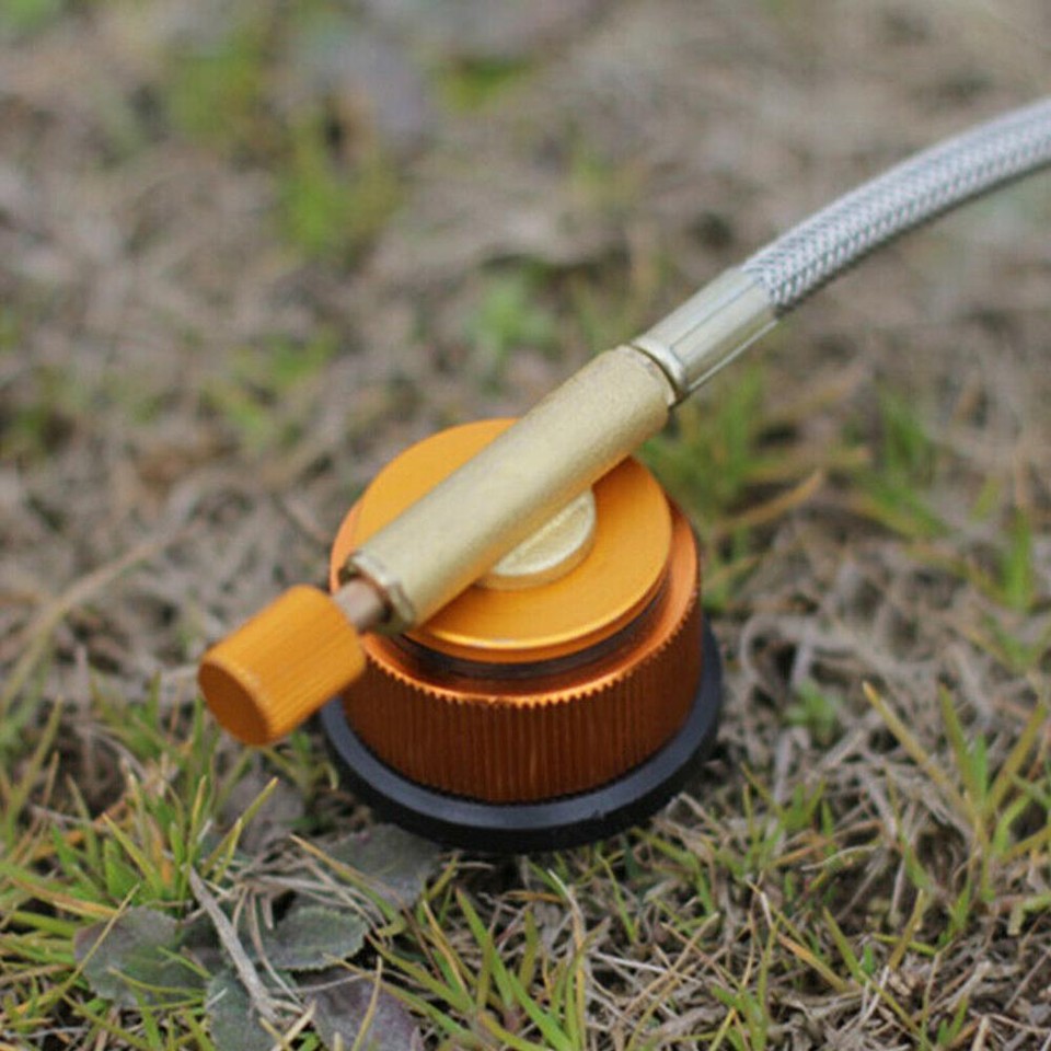 Camping Stove Butane Gas Metal Adapter Convert Fuel Canister GasTank χю