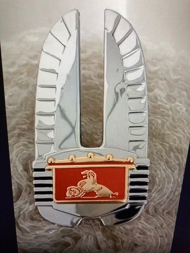 <!--F#f_0-->FX HOLDEN GRILLE EMBLEM. NEW, POLISHED STAINLESS STEEL WITH GOLD PLATED BADGE<!--F/-->