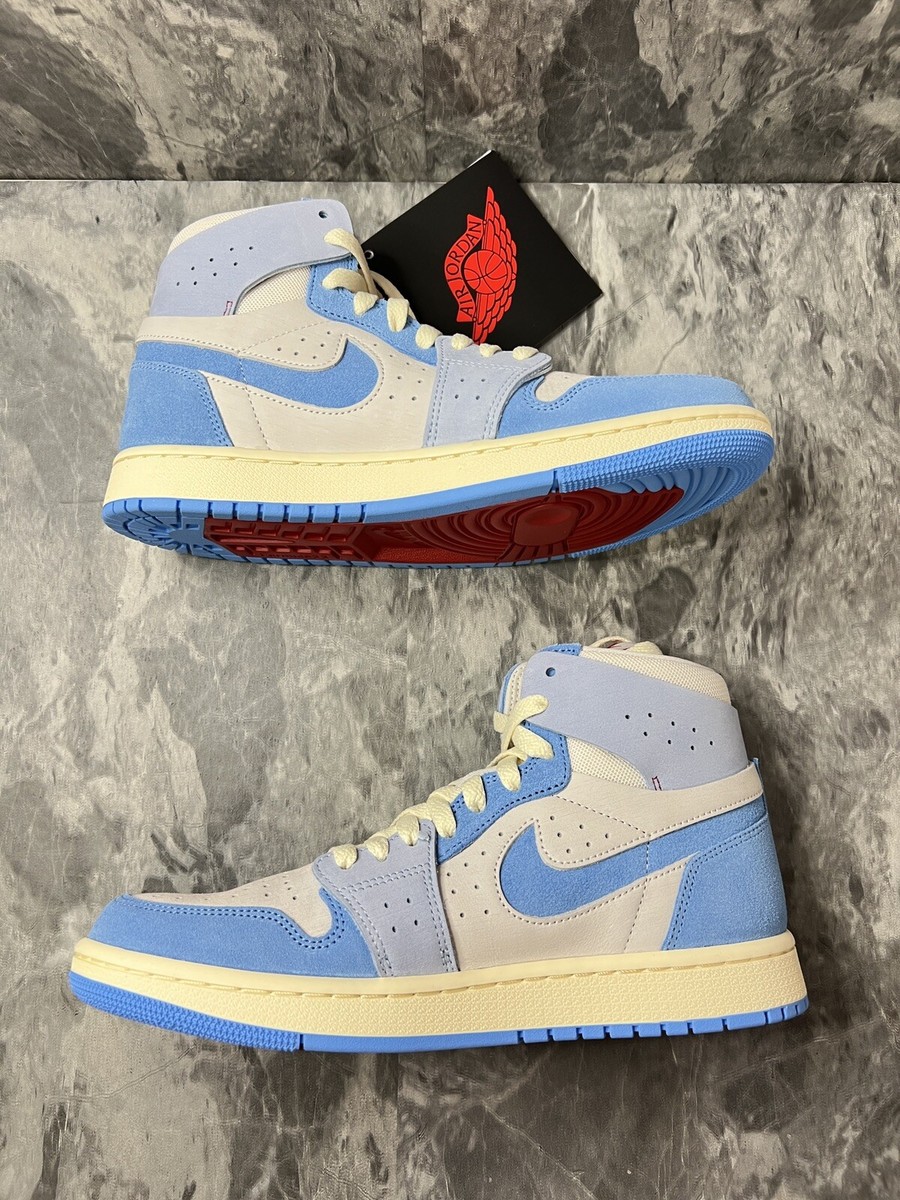 Jordan 1 High Zoom Air CMFT 2 Phantom University Blue Womens