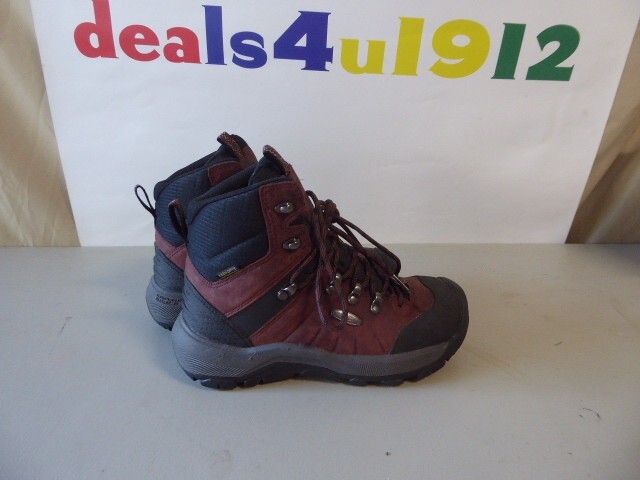 KEEN Stivali invernali polari caldi impermeabili rossi neri taglia 6 eccellenti usati con