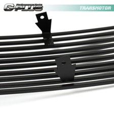Black Stainless Mesh Grille Fits 2009-2014 Nissan Maxima Upper Lower Bumper Grill Upper Lower