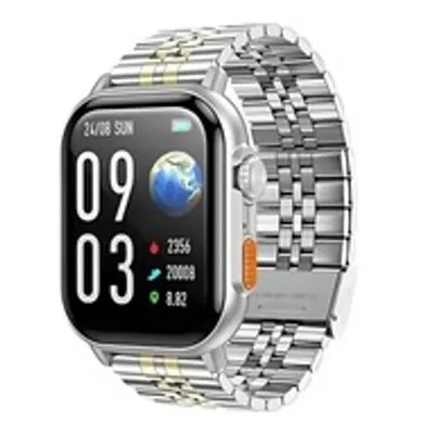 Smartwatch IP68 Anruffunktion Edelstahlband Hoco DYD02