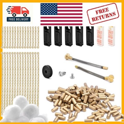 Complete Lighter Maintenance Kit with Flint Stones, Wicks & Essential Parts