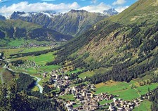 Switzerland Pontresina, Graubünden Alpenlandschaft mit Engadiner Tal Dor #PAC470