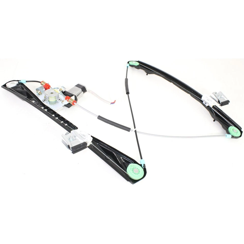 Juego de pares de reguladores de ventana eléctrica con motor delantero para 00-02 Lincoln LS S-Type Foto 4 de 4