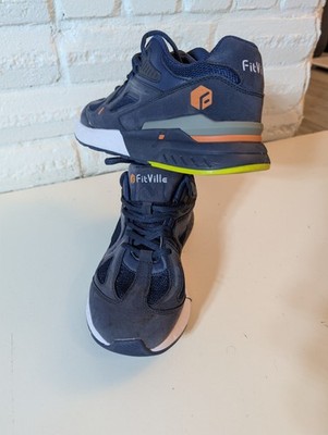 Men's FitVille Blue Rebound Core Shoes - Size 8.5EW. Confor Arch Hill Support