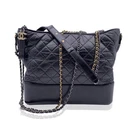 Other Brand Leather Shoulder Bag Col. Black