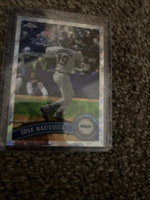 2011 Topps Chrome XFRACTOR  /225 SP JOSE BAUTISTA! Toronto Blue Jays STAR