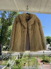 Saga Fox Vintage Blue Fox Fur coat