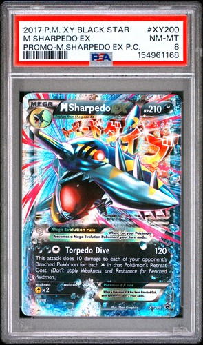 M Sharpedo-EX graded PSA 8 for sale on eBay