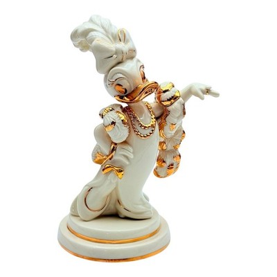 Lenox Disney Showcase Dazzling Daisy Duck Porcelain Figurine 24 Gold Accent