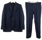 SUITSUPPLY Lazio Brescia Suit Mens UK 44/40 Navy 2 Piece Virgin Wool
