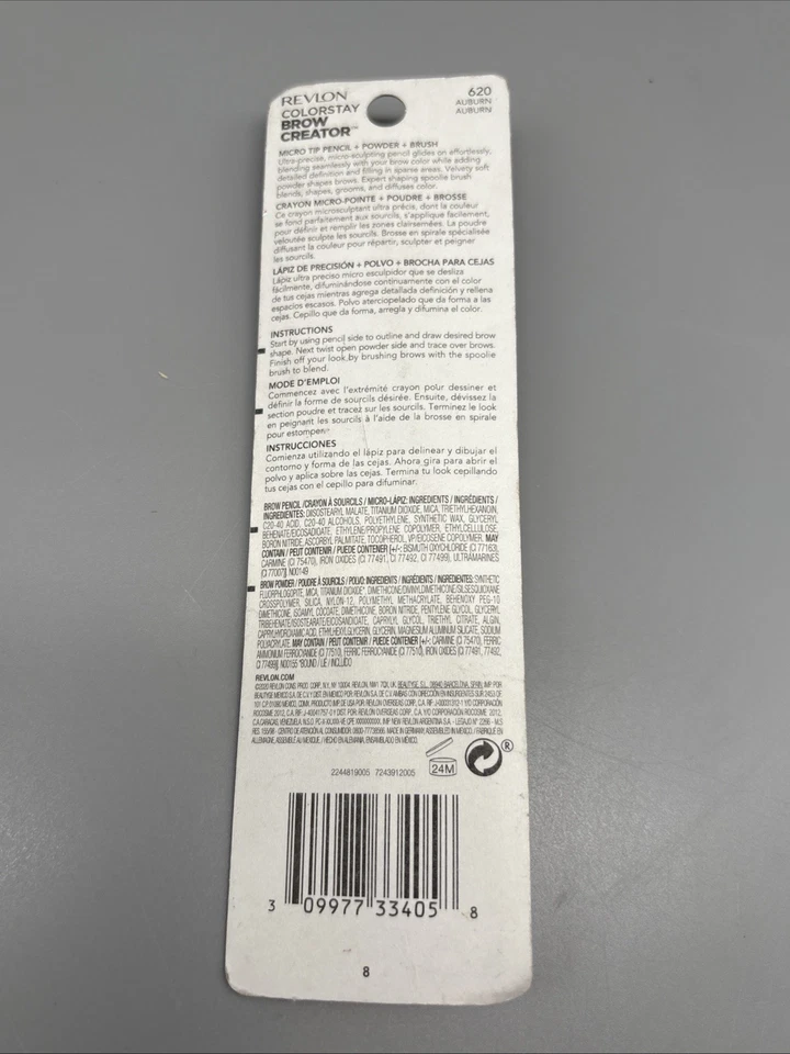 Revlon Colorstay Brow Creator Micro Pencil Powder & Brush 620 Auburn - Image 3 of 3