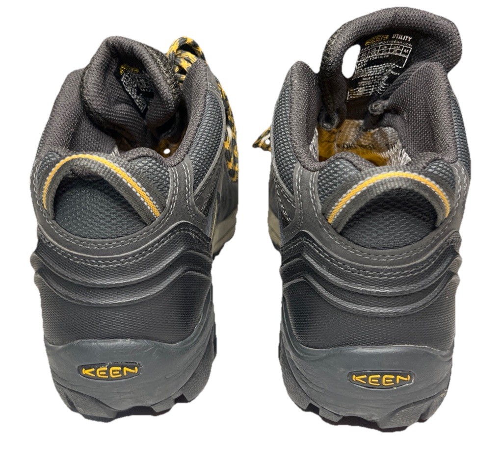 Stivali KEEN Utility Lansing Mid Uomo Tg 11EE Punta Acciaio WP Lavoro Antiscivolo