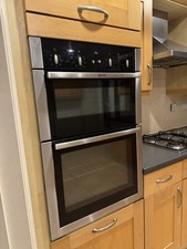 Neff Build-in Double Oven U14M42N5GB silver/black Good condition