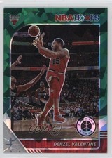 2019 NBA Hoops Premium Stock Green Cracked Ice Prizm Denzel Valentine #30 0o6v
