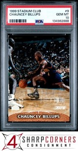 1999 Topps Stadium Club Basketball Chauncey Billups #9 PSA 10
