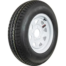 Assembly ST175/80D13 Hi-Run H180 Boat 6 Ply 13x4.5 5 x 114.3 White 8 Spoke