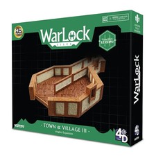 WizKids WarLock Tiles: Expansion - Town  Village III - Angles NEW
