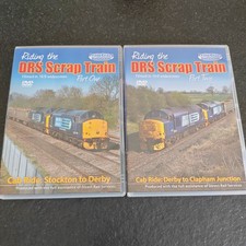 Train Crazy -  4x DVDs - Riding DRS Scrap Train parts 1 & 2 class 37 cab ride