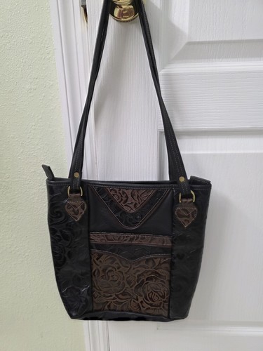 Hand Tooled Real Leather Mini Backpack