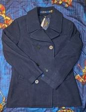 Polo Ralph Lauren Wool-Blend  Twill Peacoat Size M Mens NWT MSRP $498