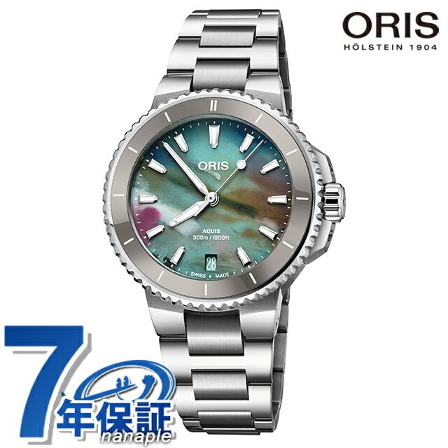 Oris Aquis Date Upcycle 36.5mm Automatic Watch Brand Men s Women s ORIS 01 733 7