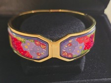 FREY WILLE CONTESSA BRACELET 24K FLORAL SYMPHONY IMPRESSIONIST FLOWERS